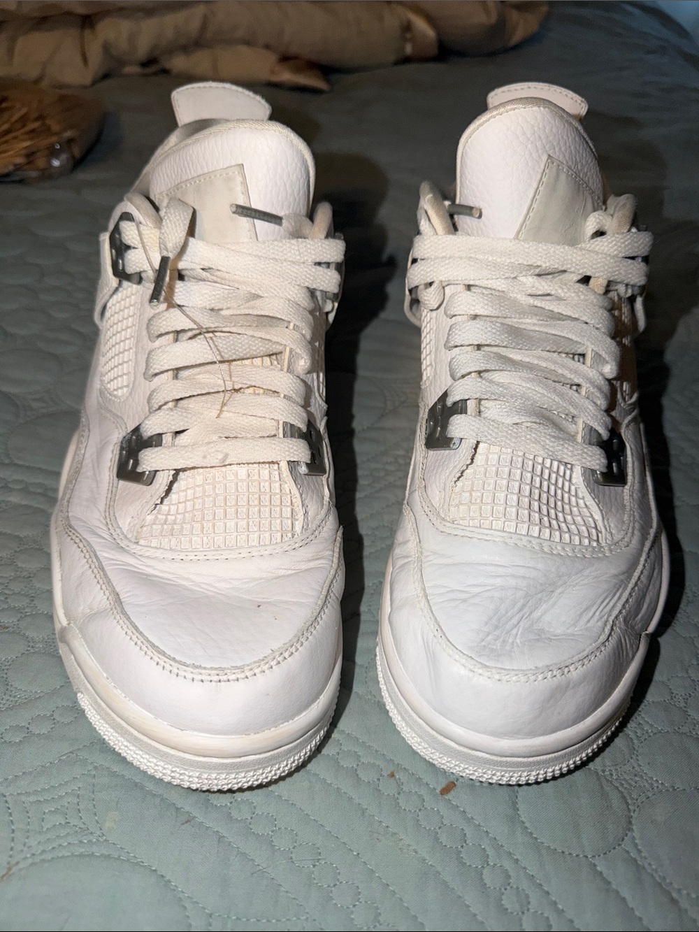 Jordan’s Nike All-White - Classic Lace-Up Style